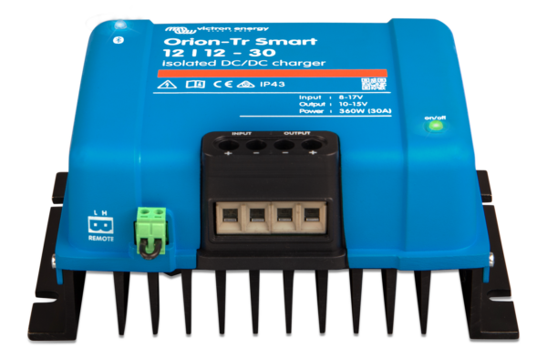 VICTRON Orion TR Smart DC-DC Lader 12>12V 30A (Galvanisk isolert)