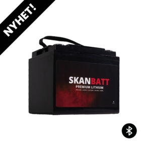 SKANBATT Premium Lithium - 12V 50Ah 60A BMS - 196x168x175mm - Bluetooth - Bilde 1