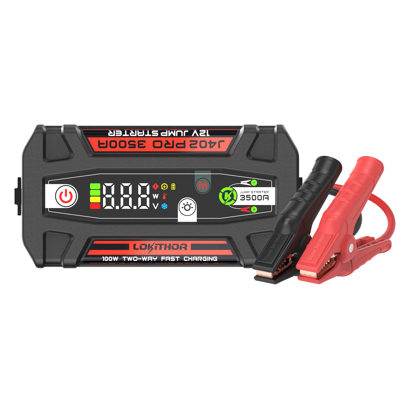 LOKITHOR Lithium Startbooster 12V 3500A - Bilde 1