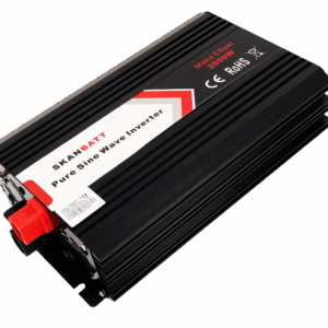 SKANBATT Inverter 12V 2000W Ren Sinus m/Trådløs Fjernkontroll - Bilde 1