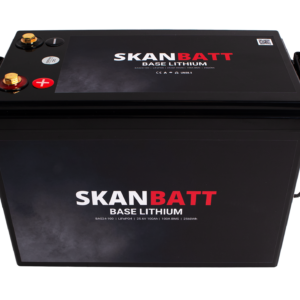 SKANBATT Base Lithium - 24V 100Ah 100A BMS - 345x190x245mm - 3 Års garanti - Bilde 2