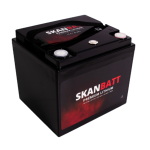 SKANBATT Premium Lithium - 12V 50Ah 60A BMS - 196x168x175mm - Bluetooth - Bilde 2