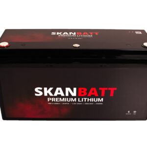 SKANBATT Premium Lithium - 12V 200Ah 200A BMS - 502x187x242mm - Bluetooth - Heat - 8 Års garanti - Bilde 5
