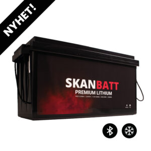 SKANBATT Premium Lithium - 12V 200Ah 200A BMS - 502x187x242mm - Bluetooth - Heat - 8 Års garanti - Bilde 1