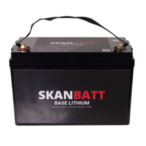 SKANBATT Base Lithium - 12V 100Ah 100A BMS - 326x173x215mm - 3 Års garanti +V - Bilde 4
