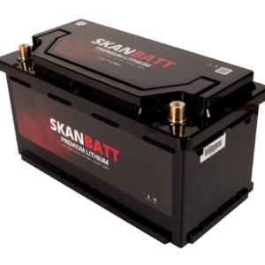 SKANBATT Premium Lithium - 12V 100Ah 100A BMS - 359x178x188mm - Bluetooth - Heat - 8 Års garanti - Bobil +H - Bilde 3