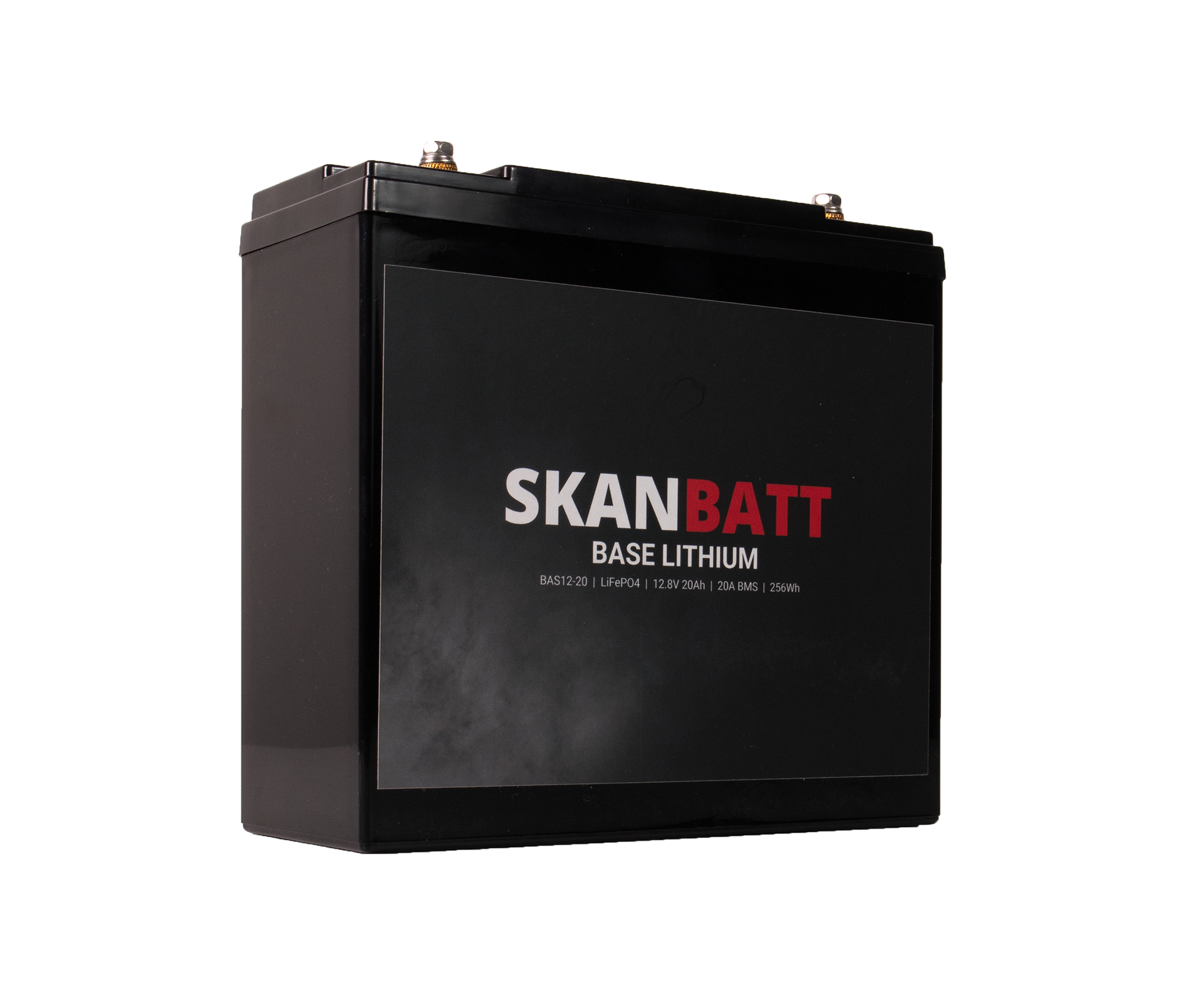 SKANBATT Base Lithium - 12V 20Ah 20A BMS - 180x75x165mm - 3 Års garanti - Bilde 2