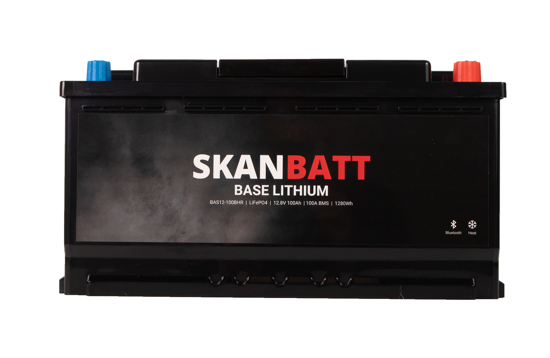 SKANBATT Base Lithium - 12V 100Ah 100A BMS - 355x175x190mm - Bluetooth - Heat - 3 Års garanti - Bobil +H - Bilde 6