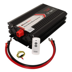 SKANBATT Inverter 12V 2000W Ren Sinus m/Trådløs Fjernkontroll - Bilde 2