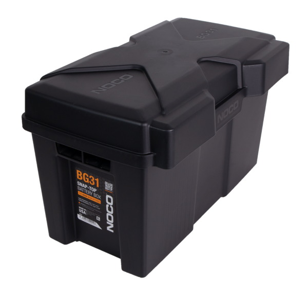 Batterikasse 372x185x205mm (innvendig) plast stor (BG31)