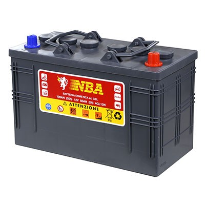 Batteri NBA Gel deep cycle 12V 100AH/20-85AH/5 (4 GL 12 N) 345x170x235 mm 35,1 kg +h
