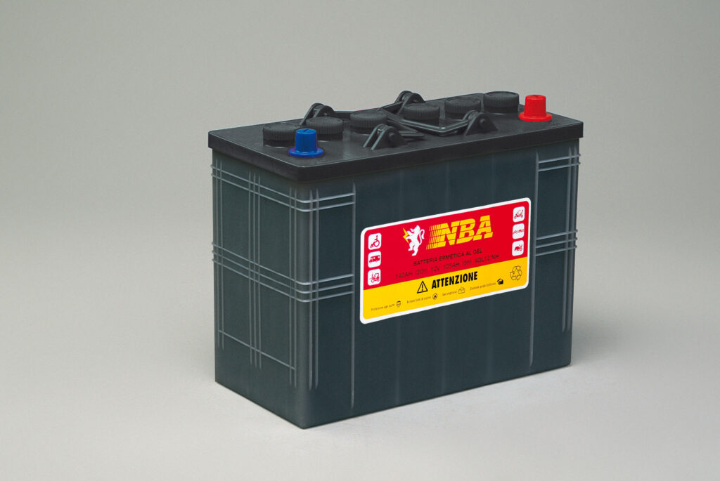 Batteri NBA Gel deep cycle 12V 140AH/20-105AH/5 (4GL 12 NH) 345x170x285 mm 42,7 kg +h