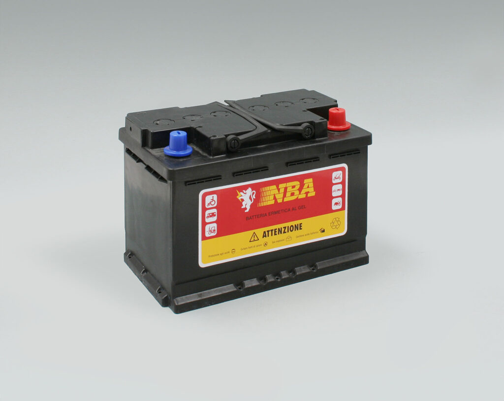Batteri NBA Gel deep cycle12V 70AH/20-52AH/5 (52 L3 GEL) 278x175x190 mm 22,5 kg +h