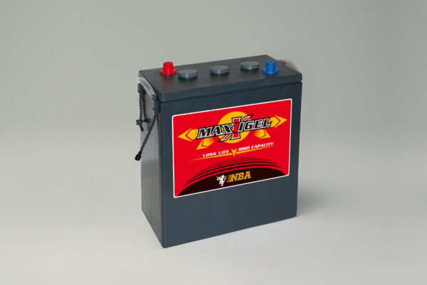 gel206-335.jpg Batteri NBA Gel deep cycle 6V 335AH/20-250AH/5 (MAXXIGEL) 305x180x365 mm 54,3 kg diagonal