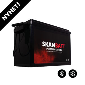 SKANBATT Premium Lithium - 12V 325Ah 200A BMS - 345x190x245mm - Bluetooth - Heat - 8 Års garant - Bilde 1