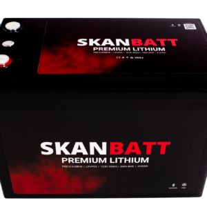SKANBATT Premium Lithium - 12V 325Ah 200A BMS - 345x190x245mm - Bluetooth - Heat - 8 Års garant - Bilde 2
