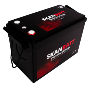 SKANBATT Premium Lithium - 12V 325Ah 200A BMS - 345x190x245mm - Bluetooth - Heat - 8 Års garant - Bilde 4