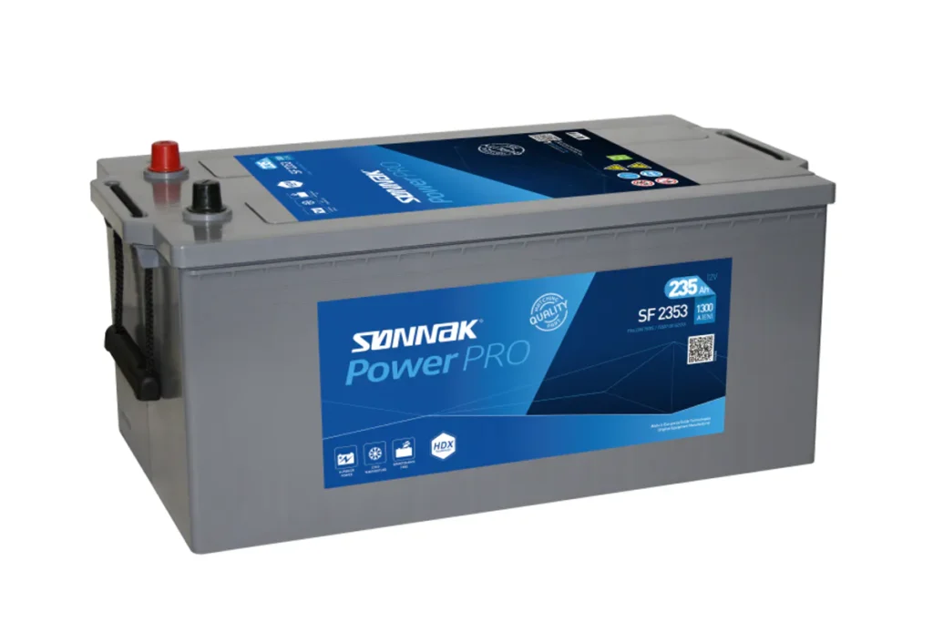 Startbatteri Sønnak 12V 235AH-1300A +V (D06) 518x274x214/240 mm 56,3 kg