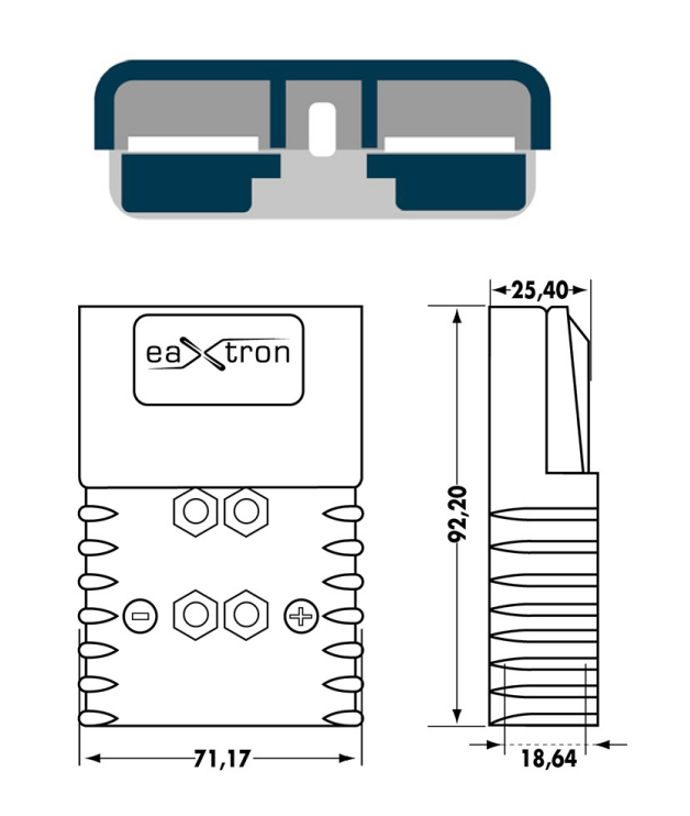 Eaxtron Standard XBE 160 Støpsel Grønn